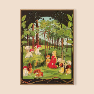 Vintage-Illustration Sibylle von Olfers Poster