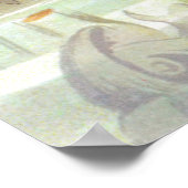 Vintage Illustration Thumbelina von Elsa Beskow Poster (Ecke)