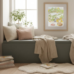 Vintage Illustration Thumbelina von Elsa Beskow Poster