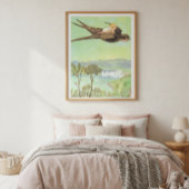 Vintage Illustration Thumbelina von Elsa Beskow Poster