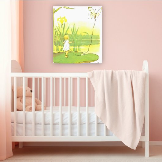 Vintage Illustration Thumbelina von Elsa Beskow Poster