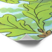 Vintage Illustration Thumbelina von Elsa Beskow Poster (Ecke)