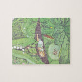 Vintage Illustration Thumbelina von Elsa Beskow Puzzle (Horizontal)