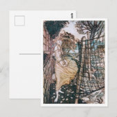 Vintage Illustration von Arthur Rackham Undine Postkarte (Vorne/Hinten)