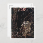 Vintage Illustration von Arthur Rackham Undine Postkarte (Vorne/Hinten)