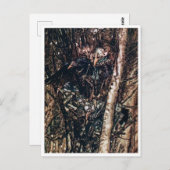 Vintage Illustration von Arthur Rackham Undine Postkarte (Vorne/Hinten)