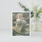 Vintage Illustration von Arthur Rackham Undine Postkarte (Stehend Vorderseite)