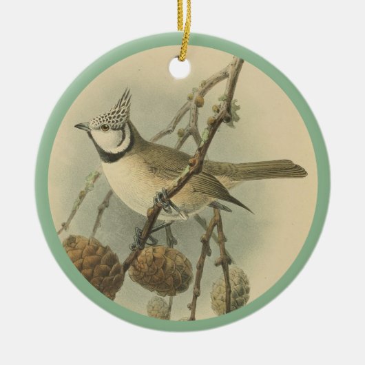 Vintage Illustration von Ceram, geschliffen Keramik Ornament (Vorne)