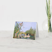 Vintage Illustration von Freddie Langeler Dankeskarte (Vorderseite)