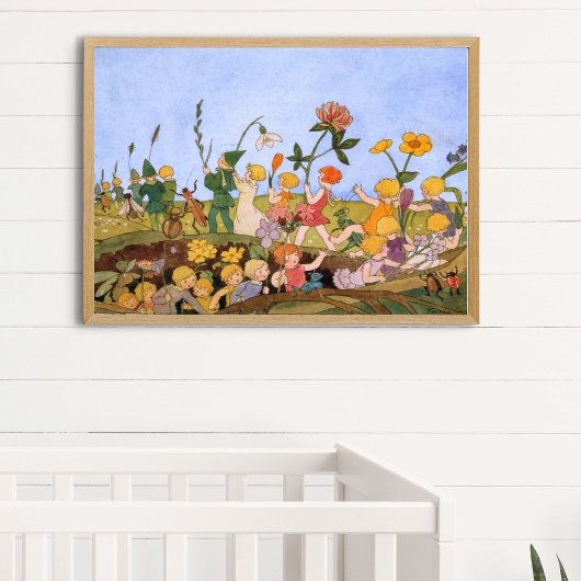 Vintage Illustration von Freddie Langeler Poster