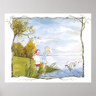 Vintage-Illustration von Sibylle Von Olfers Poster