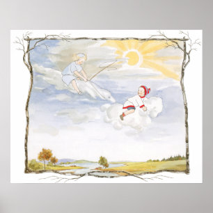 Vintage-Illustration von Sibylle Von Olfers Poster