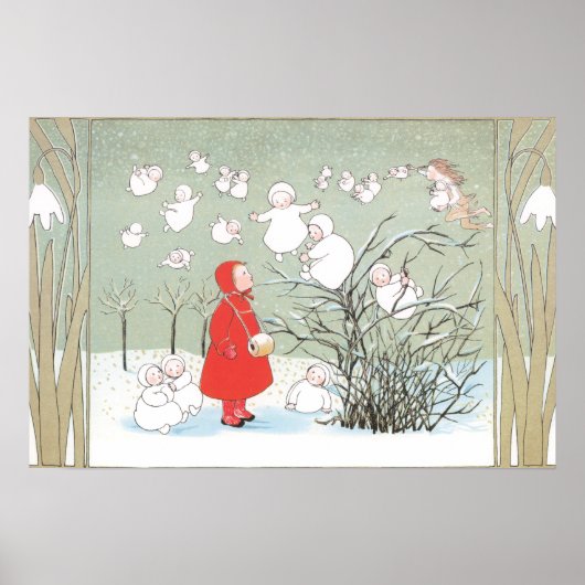 Vintage Illustration von Sibylle Von Olfers Poster (Vorne)