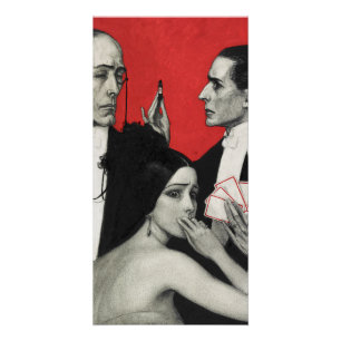 Vintage-Illustration von W.T. Benda Klassisches Dr Poster