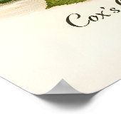 Vintage Illustration with Apple Varieties  Poster (Ecke)