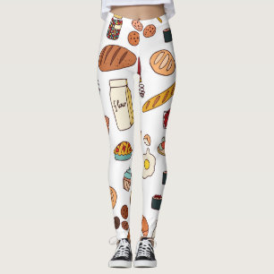 Vintage Illustrationen: nahtlose Muster. Leggings