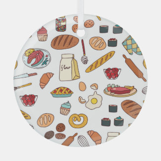 Vintage Illustrationen: nahtlose Muster. Ornament Aus Glas