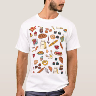 Vintage Illustrationen: nahtlose Muster. T-Shirt