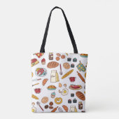 Vintage Illustrationen: nahtlose Muster. Tasche (Rückseite)