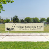 VINTAGE ILLUSTRATIONEN Rasenmäher-Banner Banner (Insitu)