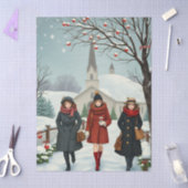 Vintage Illustrationen Seidenpapier (Basteln)