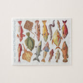 Vintage Illustrationen von Salzwasser Puzzle (Horizontal)