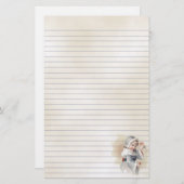 Vintage Illustrationsgeschichten für Winterkinder Briefpapier (Vorne/Hinten)