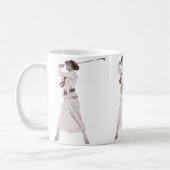 Vintage Illustratorin Kaffeetasse (Links)