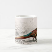 Vintage illustrierte kaffeetasse (Mittel)