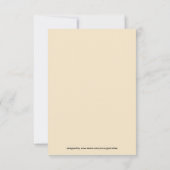 Vintage Illustrierte Schmetterlingskarte Dankeskarte (Rückseite)