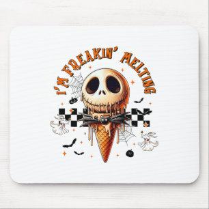 Vintage Im Freaking-schmelzendes Eiscreme Hallowee Mousepad
