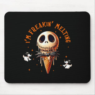 Vintage Im Freaking-schmelzendes Eiscreme Hallowee Mousepad