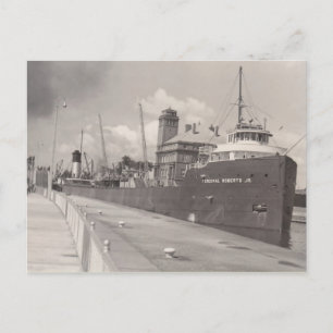 Vintage Im Percival Roberts Jr. Erzfrachter Postkarte