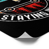 Vintage I'm Staying In Tha Van Phasmophobia Funny  Poster (Ecke)