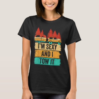 Vintage Im Y And I ziehe es Camper Rv Camper Campi T-Shirt