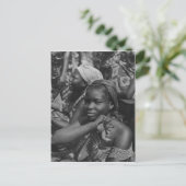 Vintage Image, Afrika, Lady aus Togo Postkarte (Stehend Vorderseite)