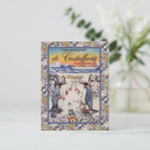 Vintage Image, Champagne de Castellane Postkarte (Stehend Vorderseite)