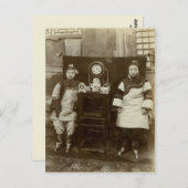 Vintage Image, chinesische Teemädchen Postkarte (Vorne/Hinten)
