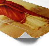 Vintage Image des Apostels Saint Paul Poster (Ecke)