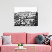 Vintage Image des Berges der Oliven, Jerusalem Leinwanddruck (Insitu (Wohnzimmer))