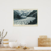 Vintage Image, Frankreich, Chamonix, Mont Blanc Poster (Küche)