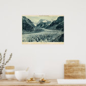 Vintage image, Frankreich, Chamonix Mont Blanc Poster (Küche)
