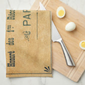 Vintage Image French Advertisement Küchentuch (Viertel Falte)