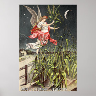 Vintage Image from 1886 Seed Catalog Poster