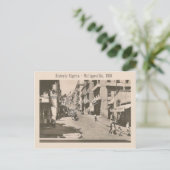 Vintage Image, Historic Algeria Philippeville 1930 Postkarte (Stehend Vorderseite)