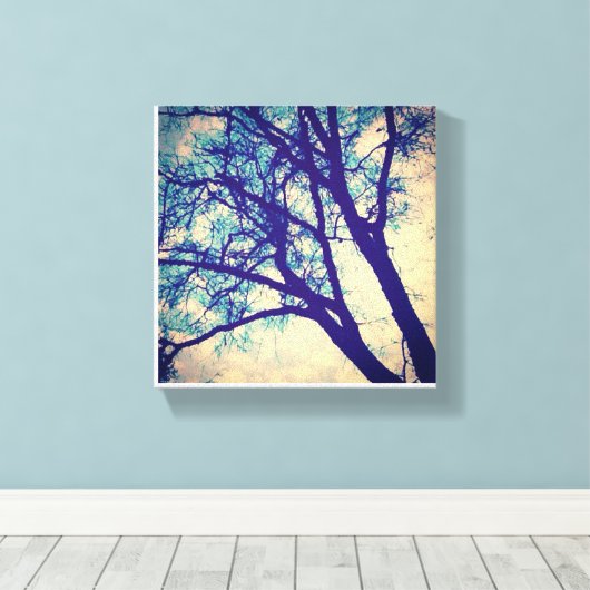 Vintage Image Leinwand (Insitu (Holzboden))