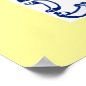 Vintage Image on Tooth Wash Dental Hygiene Poster (Ecke)