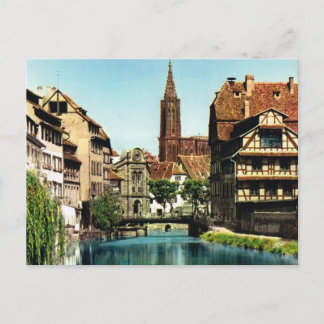 Vintage image, Strassburg, Cathedral Postkarte