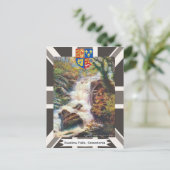 Vintage Image, Swallow Falls, Snowdonia Postkarte (Stehend Vorderseite)