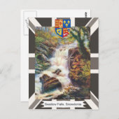 Vintage Image, Swallow Falls, Snowdonia Postkarte (Vorne/Hinten)